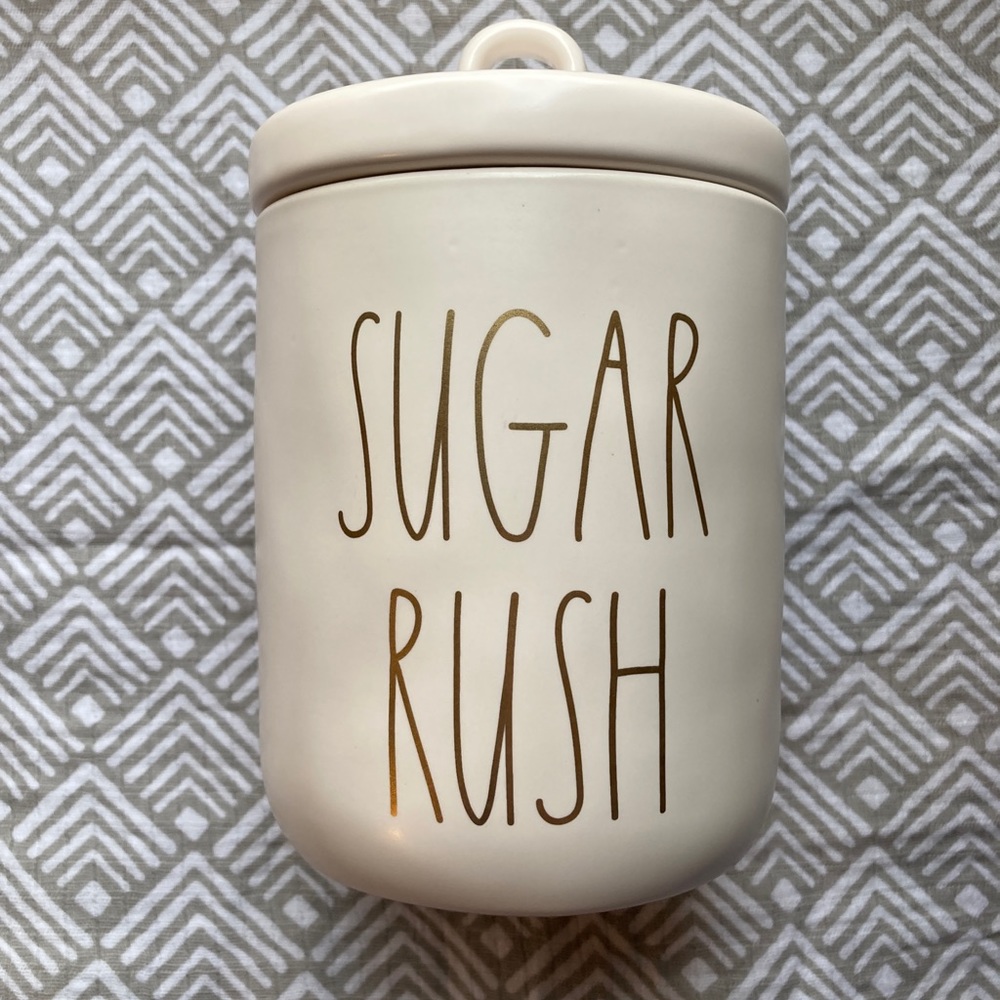 Rae Dunn SUGAR RUSH Loop Lid Canister